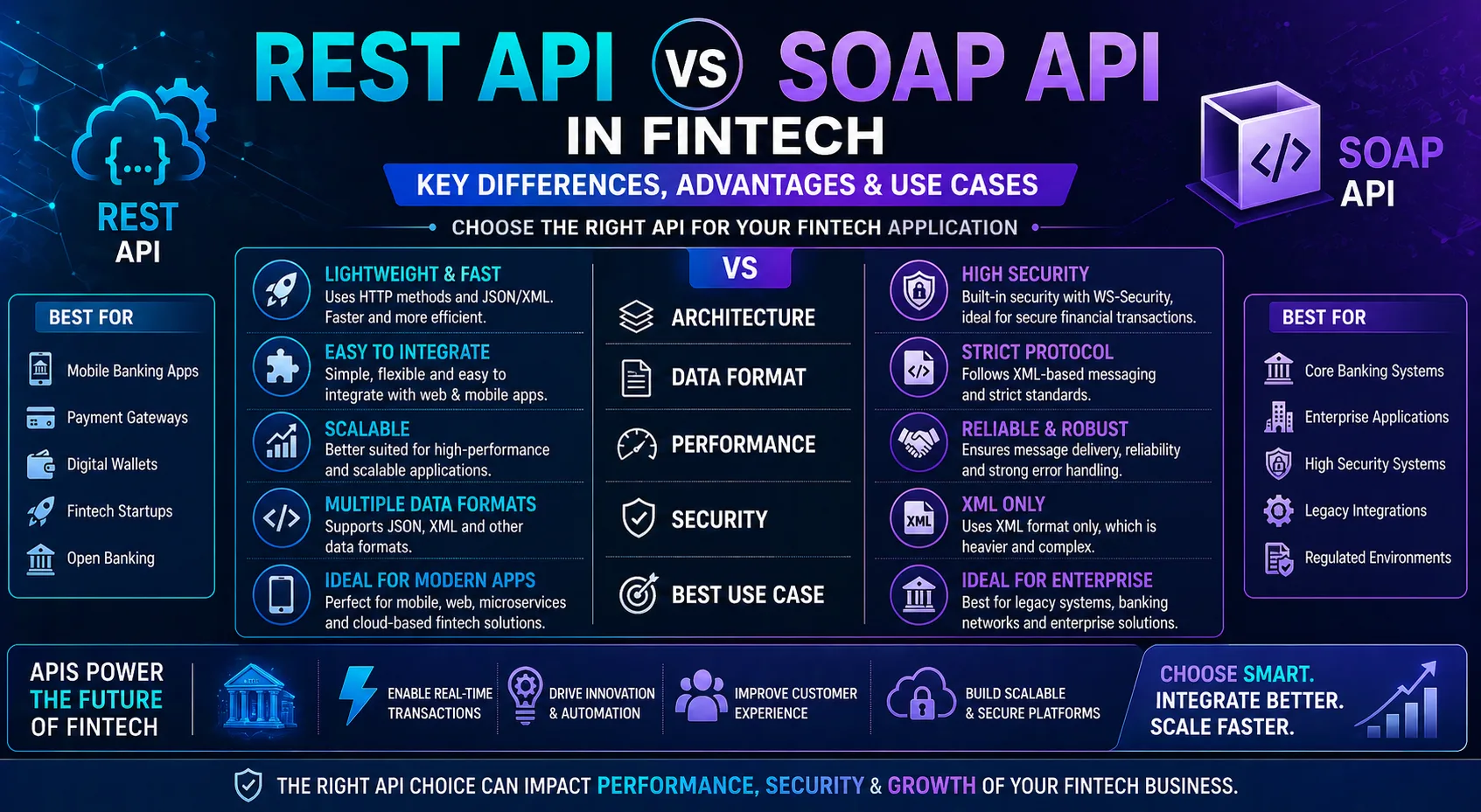 REST API vs SOAP API in Fintech: Key Differences and Use Cases (2026)