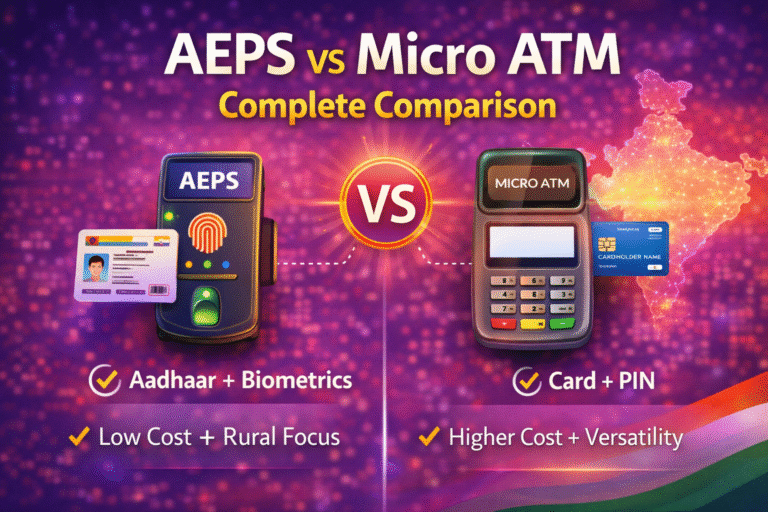 AEPS vs Micro ATM: Complete Comparison & Differences