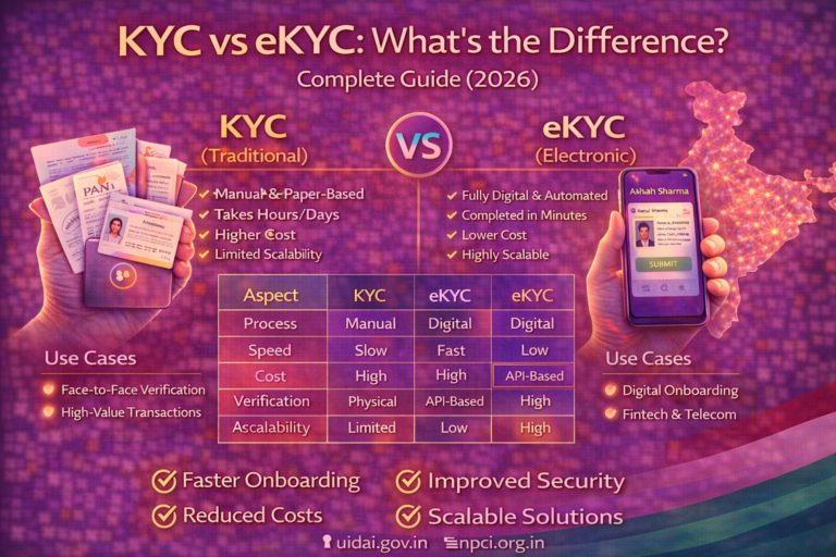 KYC vs eKYC: What’s the Difference? Complete Guide (2026)
