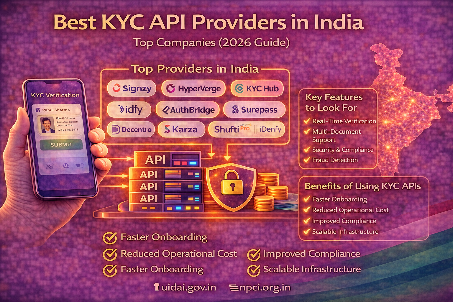Best KYC API Providers in India: Top Companies (2026 Guide)