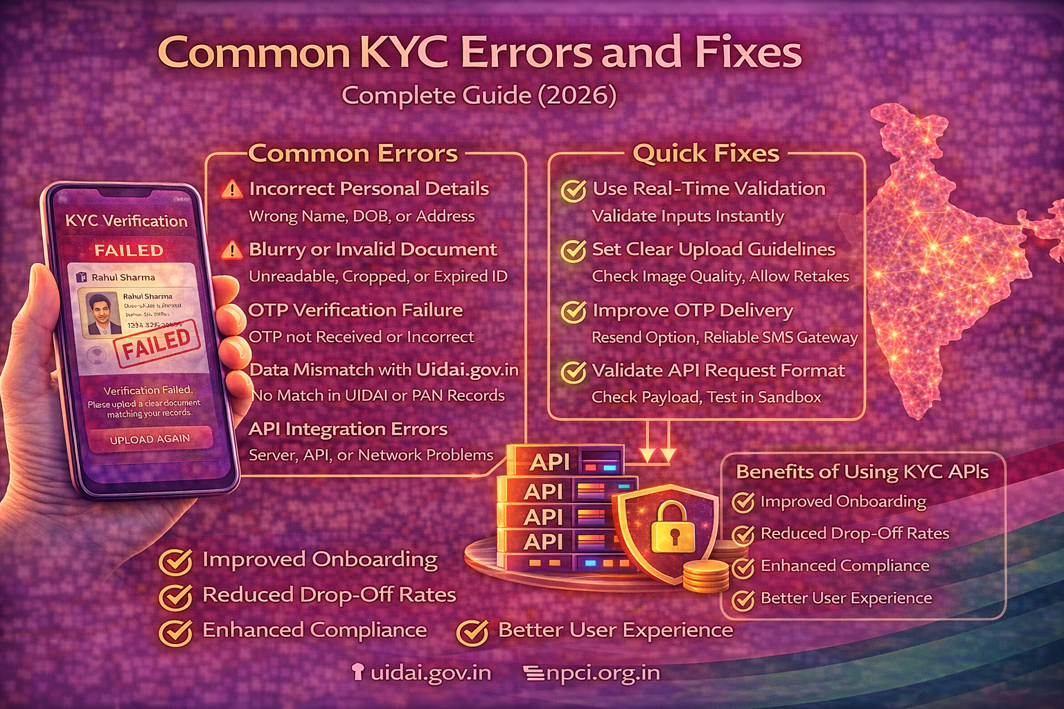 Common KYC Errors and Fixes: Complete Guide (2026)