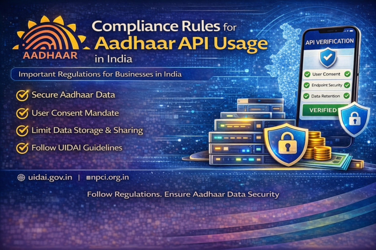 Compliance Rules for Aadhaar API Usage in India (2026 Guide)