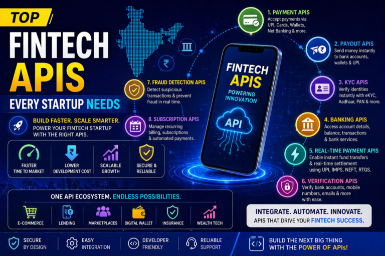 Top Fintech APIs Every Startup Needs (2026 Guide)