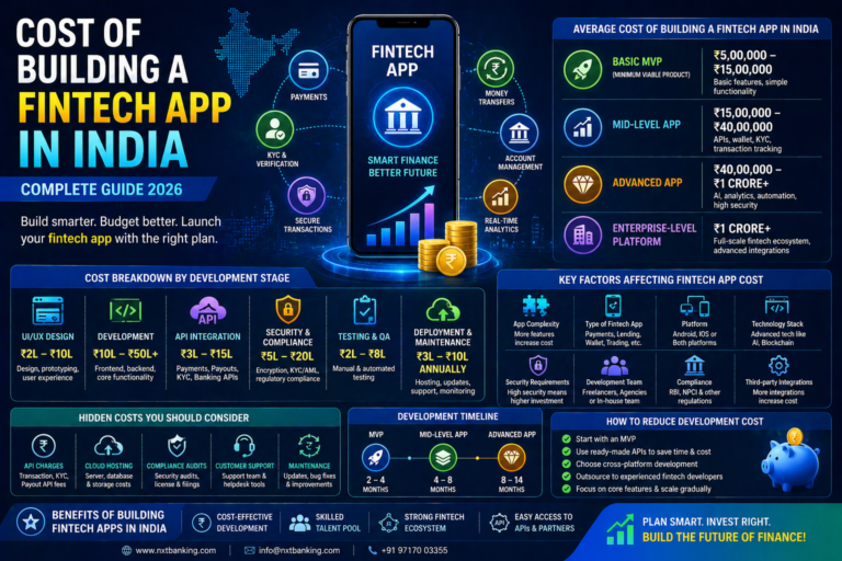 Cost of Building a Fintech App in India: Complete Guide (2026)